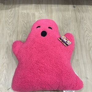 Pink ghost pillow